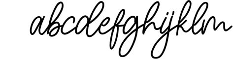 Dushem Handwritten Script Font LOWERCASE