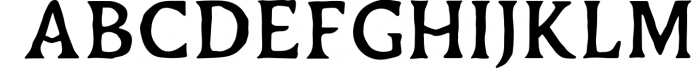 Duskey - Vintage Serif Font Bonus Extras 1 Font UPPERCASE