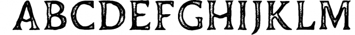 Duskey - Vintage Serif Font Bonus Extras 3 Font UPPERCASE