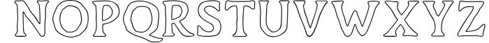 Duskey - Vintage Serif Font Bonus Extras Font UPPERCASE
