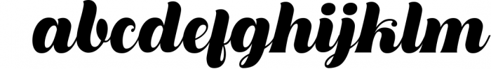 Dustland - Bold Script Typeface Font LOWERCASE