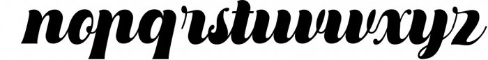 Dustland - Bold Script Typeface Font LOWERCASE