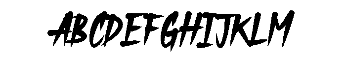 DUGHON - DEMO Regular Font UPPERCASE