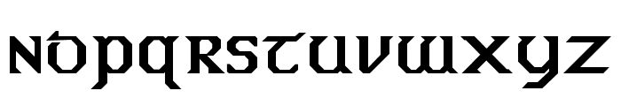 Dublin Bold Font LOWERCASE