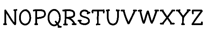 Duck Feet Regular Font UPPERCASE