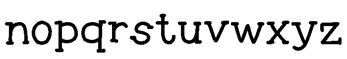Duck Feet Regular Font LOWERCASE