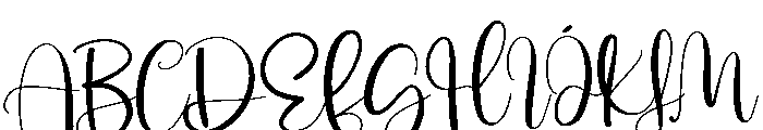 Duck Font UPPERCASE