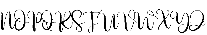 Duck Font UPPERCASE