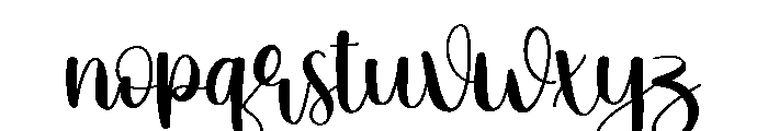 Duck Font LOWERCASE