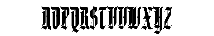 Duckvard Font UPPERCASE