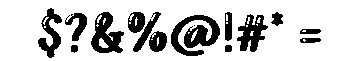 Due Mining Font OTHER CHARS
