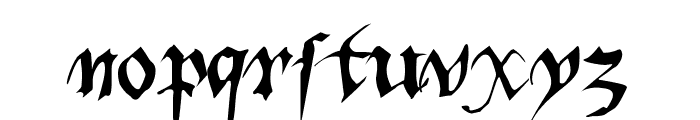 Dufay Font LOWERCASE
