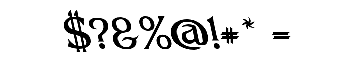 Dumbledor 1 Rev Italic Font OTHER CHARS