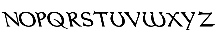 Dumbledor 1 Rev Italic Font UPPERCASE