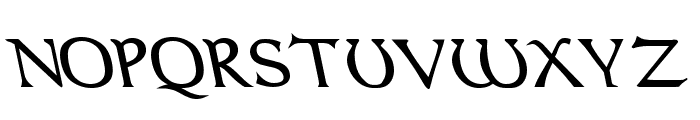 Dumbledor 2 Rev Italic Font UPPERCASE