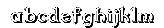 Dumbledor 2 Shadow Font LOWERCASE