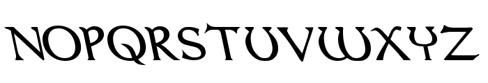 Dumbledor 3 Rev Italic Font UPPERCASE