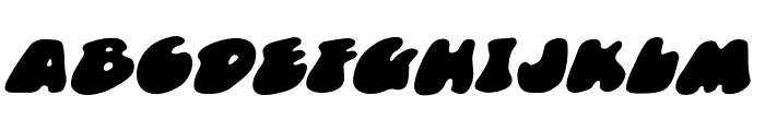 DunceCapBB-Italic Font UPPERCASE