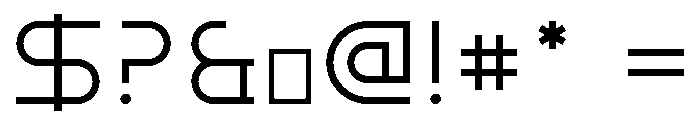 Dune Rise Font OTHER CHARS