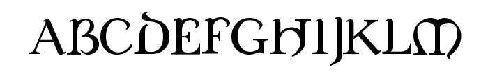 Dungeon Font UPPERCASE