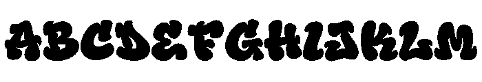 Dunker PERSONAL USE Regular Font UPPERCASE