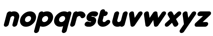 Dunkin Bold Italic Font LOWERCASE