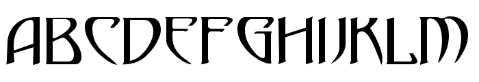 Dunstall Font UPPERCASE