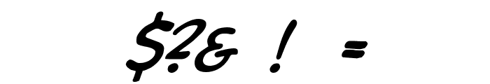 DupuyBALloon Italic Font OTHER CHARS