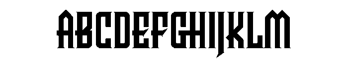 Durendal & Oliphant Regular Font UPPERCASE