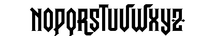 Durendal & Oliphant Regular Font LOWERCASE