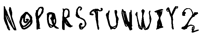 Durink Regular Font UPPERCASE