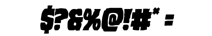 Dusk Demon Semi-Italic Font OTHER CHARS