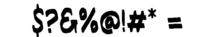 Dust Ground Font OTHER CHARS