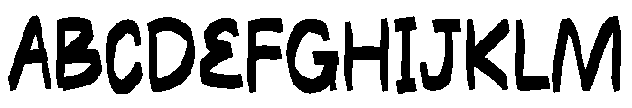 Dust Ground Font UPPERCASE