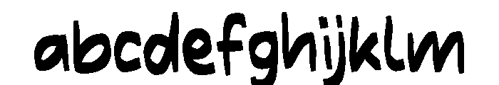Dust Ground Font LOWERCASE