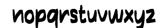 Dust Ground Font LOWERCASE
