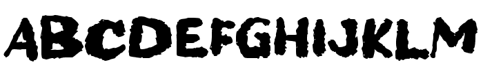 Dustery Font UPPERCASE