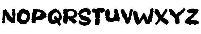 Dustery Font UPPERCASE