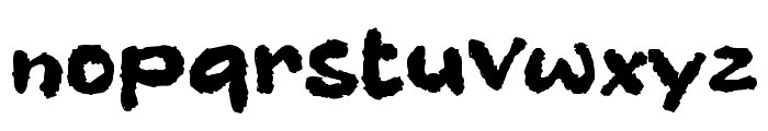 Dustery Font LOWERCASE