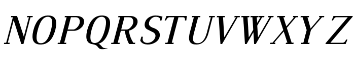 Dustismo Roman Italic Font UPPERCASE