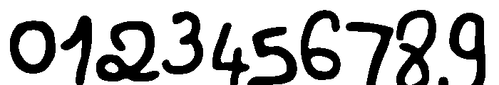 Dusty matchbox Font OTHER CHARS