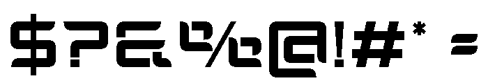 Dutech Regular Font OTHER CHARS