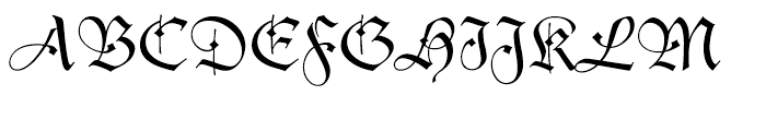 Duc de Berry Roman Font UPPERCASE