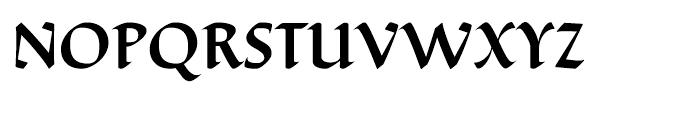 Ductus Medium Font UPPERCASE