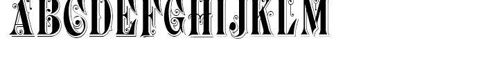 Durham Abbey NF Regular Font UPPERCASE