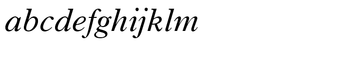 Dutch 766 Italic Font LOWERCASE