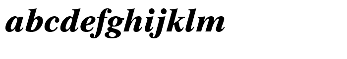 Dutch 801 Extra Bold Italic Font LOWERCASE