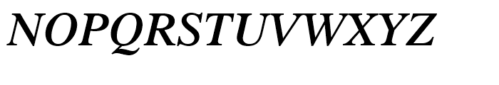 Dutch 801 Semi-Bold Italic Font UPPERCASE