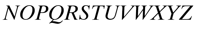 Dutch 801 WGL Italic Font UPPERCASE