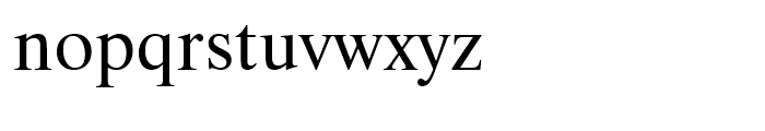 Dutch 801 WGL Roman Font LOWERCASE